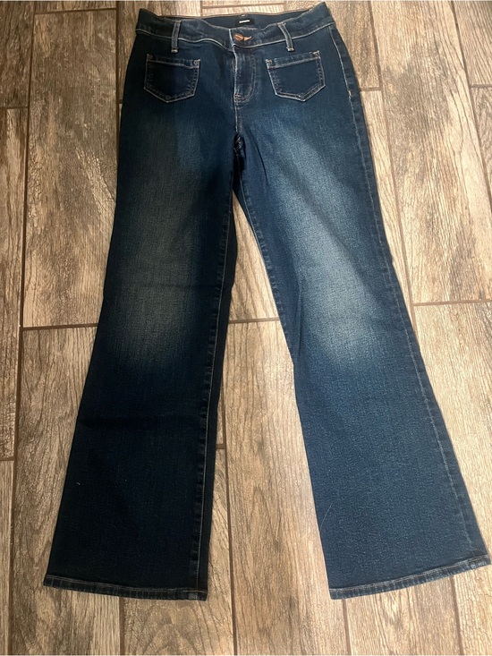 Express Denim - Express Dark Blue Flare denim